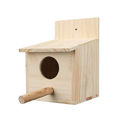 Cabane race de perroquet nichoir en bois nid douillet oiseau fait main