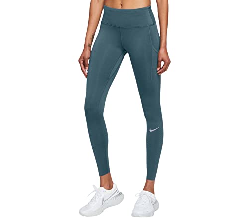 Nike Women's Epic Luxe Trail Running Full Length Tights, ASH Green, XL