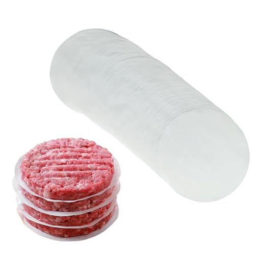 Precut 4.5 Inch Parchment Sheets for Burger Press - 200pcs
