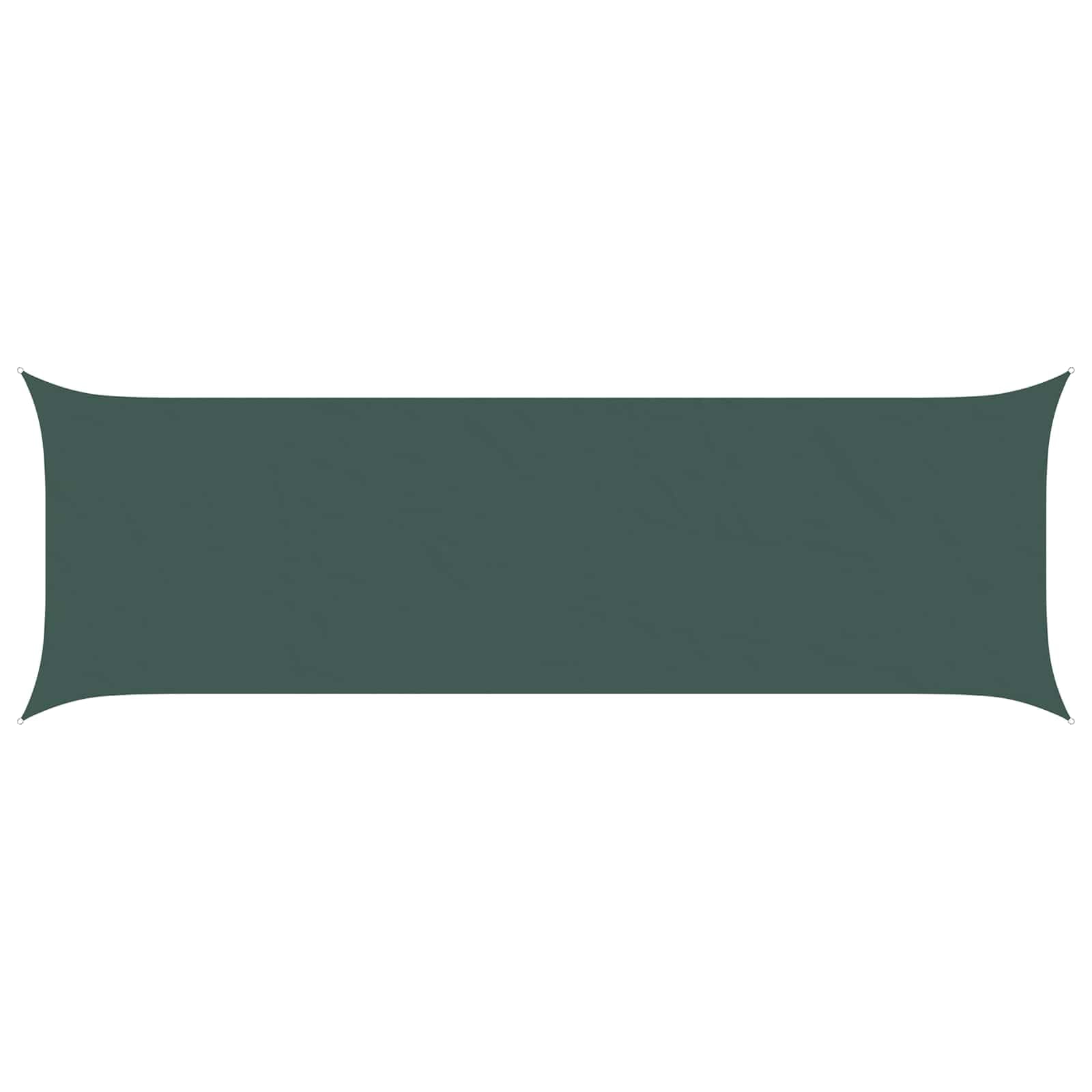 vidaXL Sun Shade Sail Dark Green 2 x 6 m 100% Polyester Oxford