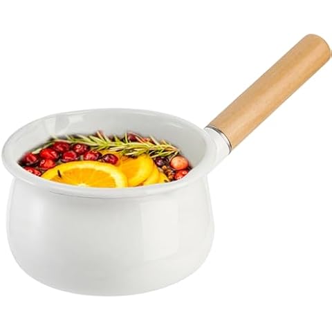 Jucoan 1 Quart Enamel Milk Pan Cover
