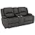 RecPro Charles 70" Powered Double RV Wall Hugger Recliner Sofa | Loveseat | RV Furniture from RecPro