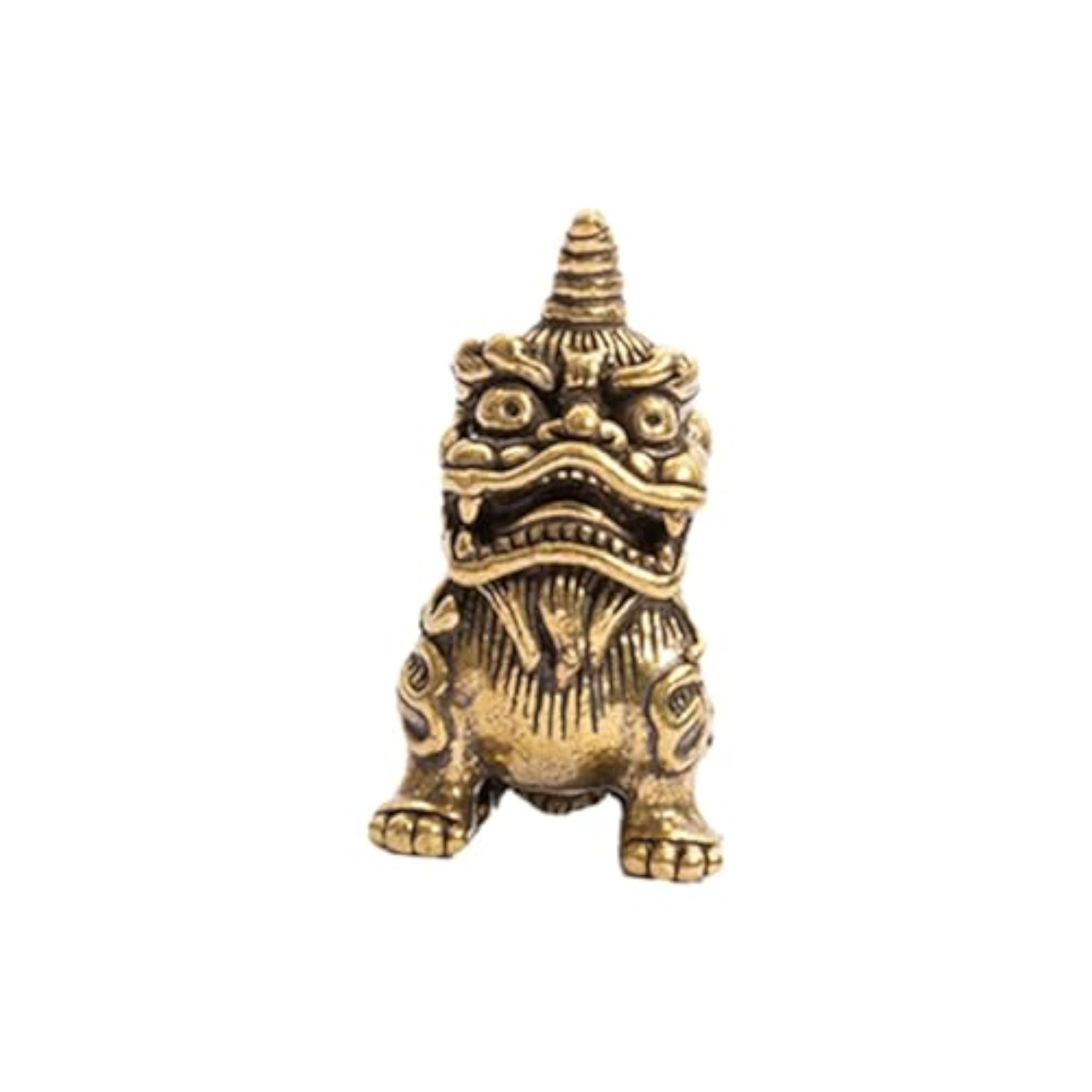Keychain Pendant Kirin Statue Wealth Gift Figurine