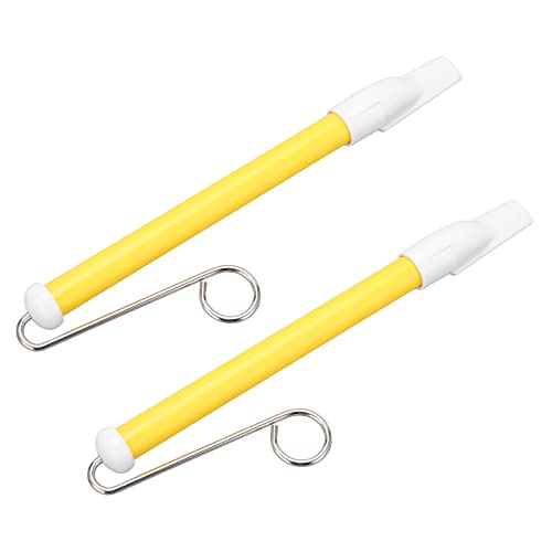 Apito deslizante, 2 peças de apito deslizante, flauta deslizante de metal, instrumento musical profi