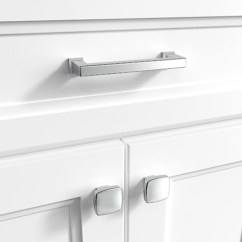 Kruse Hardware 30092 - (10-Pack) Conrad Door and Drawer Pull - 4in Center-to-Center, Polished Chrome by Kruse Hardware - Image 3