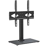 ELIVED TV Ständer Höhenverstellbar für 37-55 Zoll (94-140cm) Fernseher bis zu 40kg, Max VESA 400x400mm, TV Standfuss für OLED LCD LED Plasma Flach & Curved TVs, Stabil TV Stand EV016