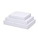 10 Pack White Gift Wrap Boxes with Lids - Assorted Multi-Pack by ALL DAY GIFTS