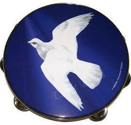 10 Inch Dove Tambourine (Single Jingle)