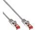Produktbild InLine Patchkabel - S/FTP (PiMf) - Cat.6-250MHz - PVC - Kupfer - grau - 0,3m