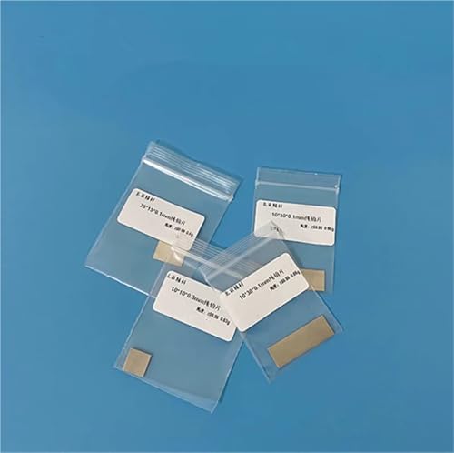 sujeniir High Purity Platinum Tablet, Pure Platinum Tablet for Laboratory Research, Platinum Purity 99.99%.(5x5x0.2mm)