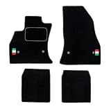 MOTOS Tapis de Sol en Velours personnalisés destiné à Fiat 500L Depuis 2012 - Personnalisé, Matt, Blanc - Gardez Votre Voiture Propre et Confortable avec nos Tapis de Sol