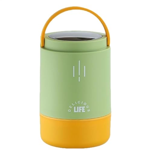 Bsbkoj Récipient pour aliments chauds et froids, 900 ml, en acier inoxydable, 11,2 x 17,9 cm, bol étanche à large ouverture, design à 3 couches pour repas, soupes et utilisation en déplacement