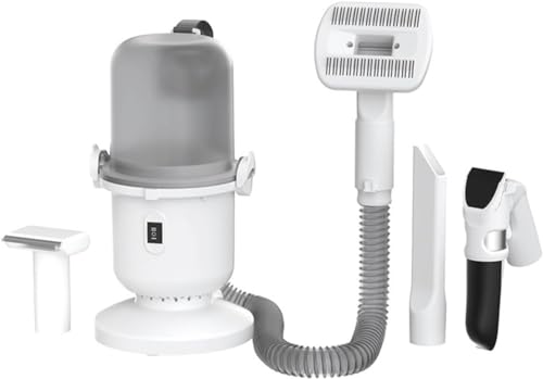 Dog Grooming Vacuum Kit,Dog Clippers, Suction 99% Pet Hair,Professional Dog Vacuum Groomer Pet Grooming Tools for Shedding Thick & Thin Dogs Cats Pet Hair