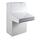 Référence : IDE PSC600 Pupitre synoptique commande métallique 60 cm avec double porte et degré de protection IP55 série Baltic 95 x 60 x 141 cm gris (référence : PSC600)