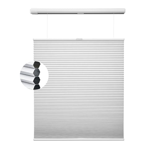 Keego �n�j�J���V�F�[�h �˂����莮 ���[���X�N���[�� ���ς莮 ���[���J�[�e�� �v���R�[�h�� 1���Ռ� �ՔM �h�� UV�J�b�g �h�� �I�[�_�[���C�h �f�M ���� �T�C�Y�I�[�_�[ W48cm~200cm/H50cm~200cm B001�Ռ��z���C�g 