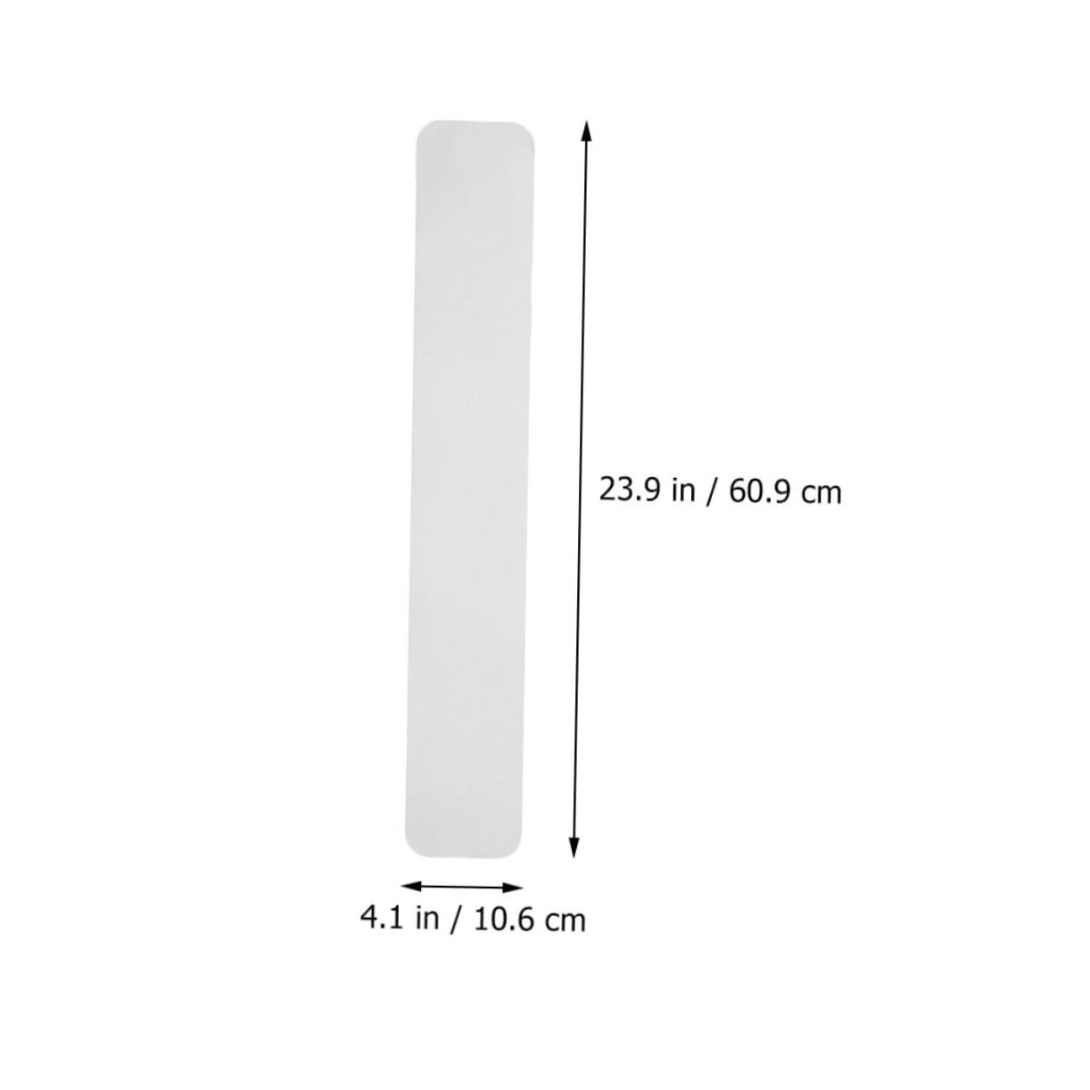 LALAFINA 15pcs Non-Slip Bath and Stair Stickers Transparent Anti-Skid Strips with Strong Adhesive Easy to Install for Safe Wet Surfaces Bathtubs Stairs and Ladders