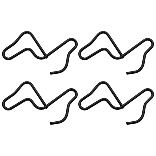 EMSea Lot de 4 pinces à ressort pour tronçonneuse - Double cliquet - 11281953500 - 1128-195-3500 - Compatible avec STIHL MS382 MS180 170