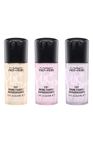 MAC Prep & Prime Fix - 3- Coconut, Rose and Lavender Spray 1 fl. oz. each Party Set