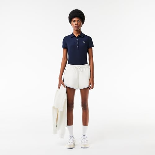 Image of Lacoste Women's Solid Slim Fit Polos