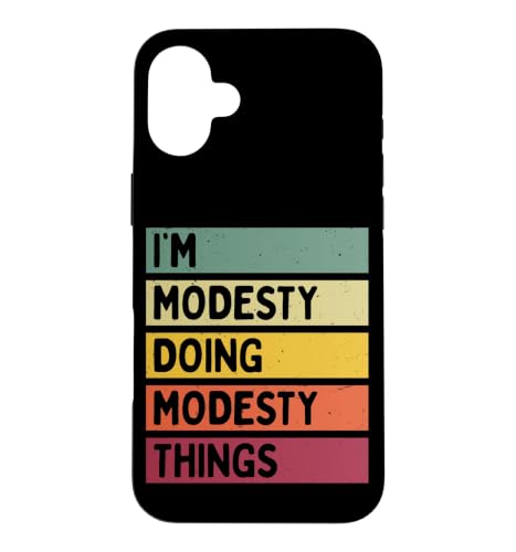 I'm Modesty Doing Modesty Things �ʔ������� �X�}�z�P�[�X iPhone 16 Plus �p