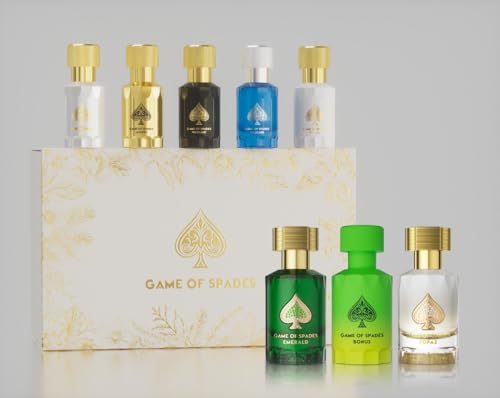 Jo Milano Collectors Edition Set Game of Spades 30 ml x 3 pcs (Emerald, Topaz, Bonus) + 10 ml x 5 pcs (Full House, Wildcard, Royal, Jackpot, Opal)