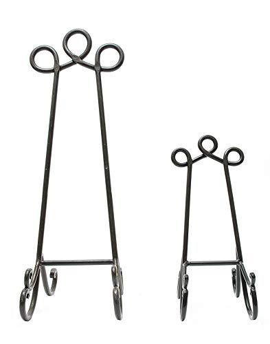 Creative-Co-Op-DE1159-Grey-Metal-Easel