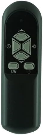 Miniatura 1 de El control remoto se adapta a (Costway EP24836US-bn EP24836US-yw) (Nkepen (Tangkula) Calentador eléctrico portátil de infrarrojos