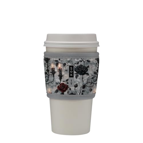 Sok It HotSok Coffee & Tea Reusable Insulated Neoprene Cup Sleeve (Blackthorn Manor, One Size Coffee Sleeve)