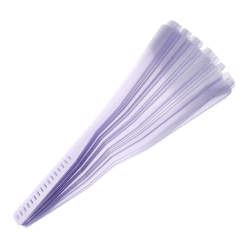 Unomor 100pcs Collar Stays for Men's Dress Shirts Plastic Collar Support System Stiffener for Professional Appearance