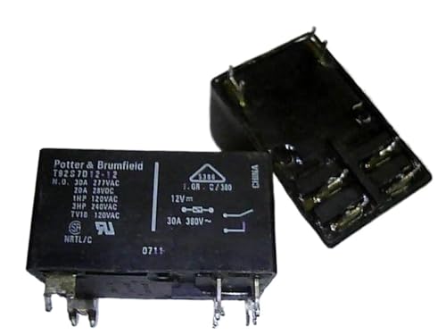 Relé de 12 VCC automatización doméstica T92S7D12-12 para activar cargas de alta potencia