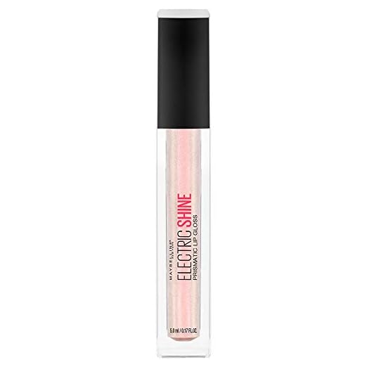 Maybelline New York Lip Studio Electric Shine Prismatic Lip Gloss Makeup, Magnetic Ice, 0.17 fl. oz.