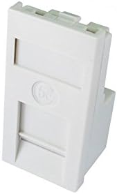 rhinocables Faceplate Frame, Modular Blanking Plate with Custom Modules, Mount Wall Plate Outlet Cover Fitting Single or Double HDMI Socket, VGA, Audio Network & USB - Home improvement Accessories (Single Faceplate Frame)
