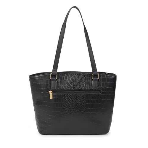 Image of Caprese York Medium Tote Bag for Women | Stylish, Durable, Multi-Compartment Design for Work, Travel, Shopping | Large Capacity, Comfortable Straps, Ideal for Tab & Essentials