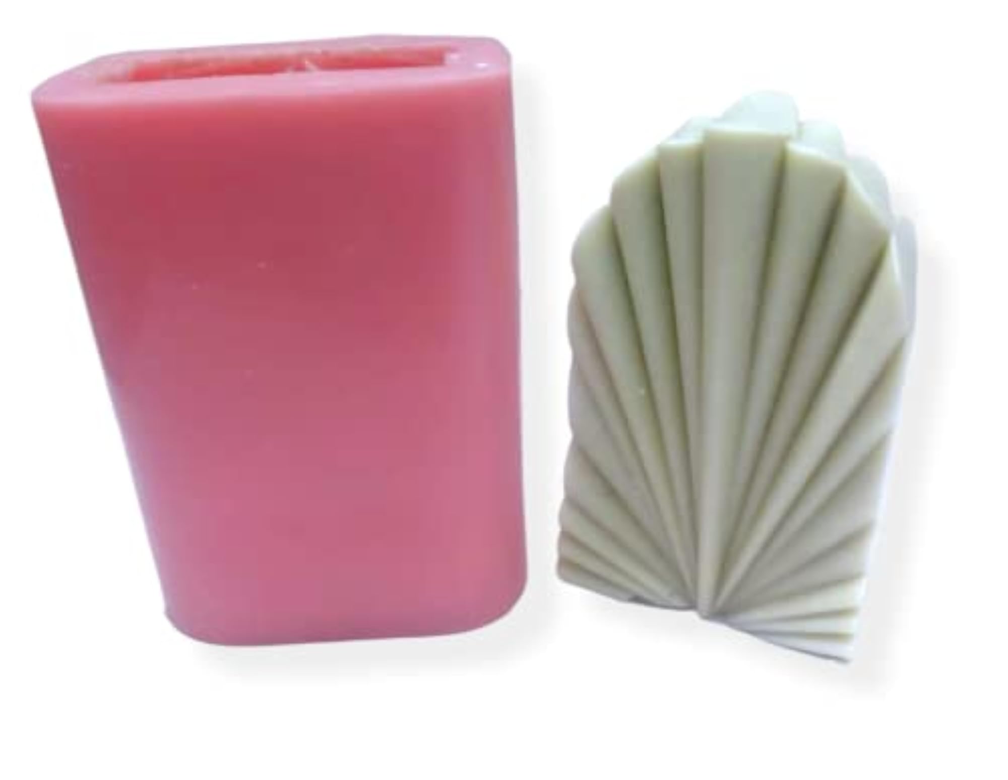 Palm Leaf Candle Mold for Pillar and Geometric Candles