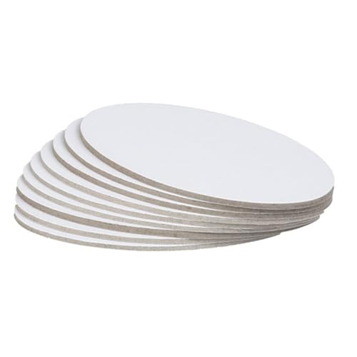 Tableros ovalados de algodón 30x40 cm pack de 5 lienzos resistentes para pintar en interiores 6