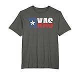 Camiseta de Texas para mujeres, hombres y niños | Bandera del estado de Texas desgastada Camiseta