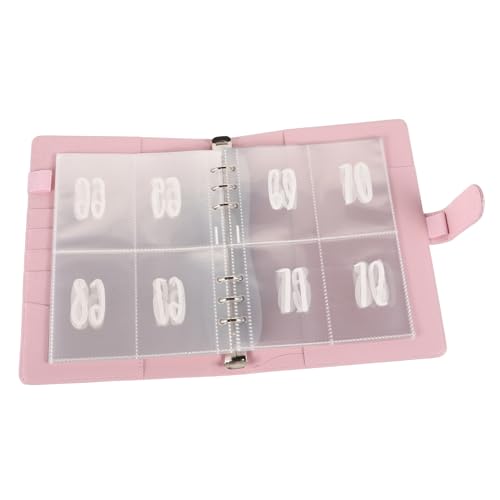 KALLORY 予算バインダー 封筒付き 貯帳 現用封筒でおの管理 家やオフィスでの貯蓄計画に ポータブルで持ち運び便利 耐久性のある多機能デザイン