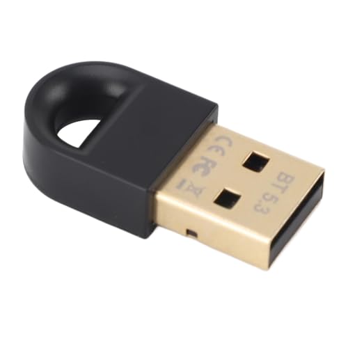 Bluetooth Adapter for PC, 5.3 Bluetooth Dongle,Plug & Play for 11/10/8.1, Bluetooth Transmitter & Receiver,USB Computer Bluetooth Adapter for Keyboard,Mouse,Headphone
