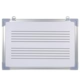 Angoily Abwischbare Notentafel Mit Fünf Notenlinien...