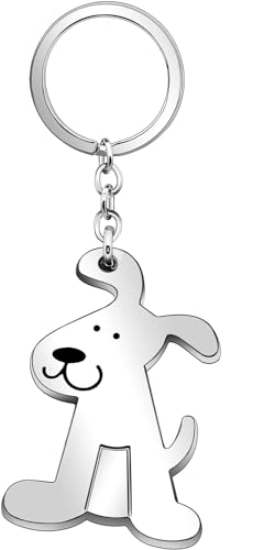 Freedale Metal Keyring Key Charm Pendant Dog Puppy keyring P