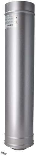 Rheem ProTech Stainless Concentric Straight Pipe (24") for Venting Tankless Gas Non-Condensing Water Heaters - RTG20270C