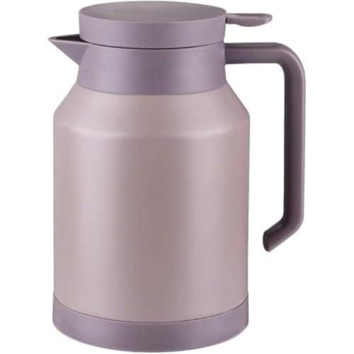 Momgla サーモス卓上ポット 1.5 リットル大容量 ステンレス真空断熱魔法瓶 保温保冷両対応 長時間保温 ワンクリック出水・シール漏れ防止 おしゃれデザイン 家庭用・業務用・旅行・アウトドア兼用 蓋付き (A)