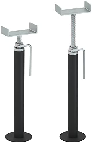 2pcs Heavy Duty RV Slide Out Support Jacks Adjusts from 15" to 26", 5000lb Capacity for RV, Camper and Travel Trailer. (15" to 26")