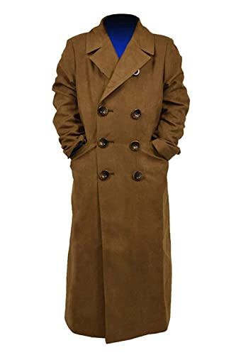 Children Boys Brown Black Long Trench Coat