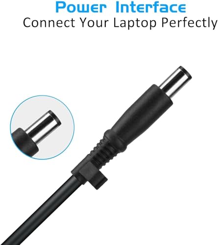 Image of WeFly 65W 19.5V 3.34A Laptop Adapter Charger for Dell Latitude E5440 E5470 7480 E6540 E7440 E7450 E7250 E6440 E6430 7490 7290 5490 5590 5290 Inspiron 15-5000 15-3000 Size: 7.4 x 5.0mm