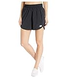New Balance Women's Accelerate 5 Inch Short, Black , Large