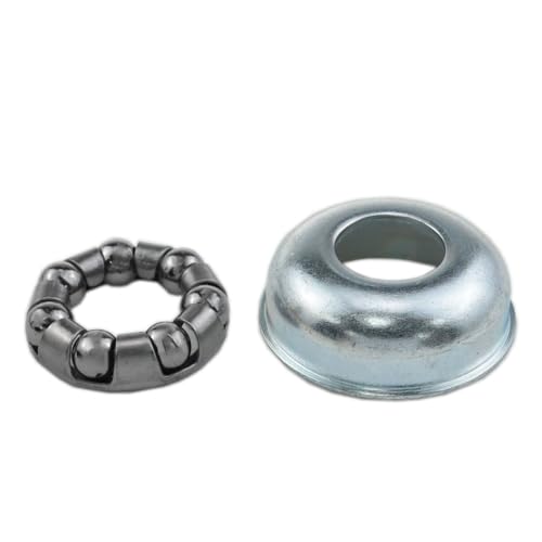 Meuey Lyot Silver 4PCS Bicycle Rear Hub Cups Bicycle Accessories Bike Ball Bearing Retainermountain Bike Bearing hub for Mountain Bikes - Thumbnail 2