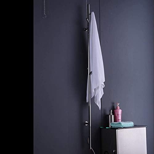 Electric Heated Towel Rack, 304 Stainless Steel Wall-Mounted Bath Heater, Fast-Drying Clothes Airer, Space-Saving Towel Warmer for Home Spa