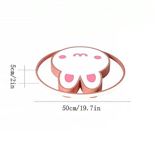 Plafonnier LED encastré rose lapin à éclairage de plafond réglable moderne - 8