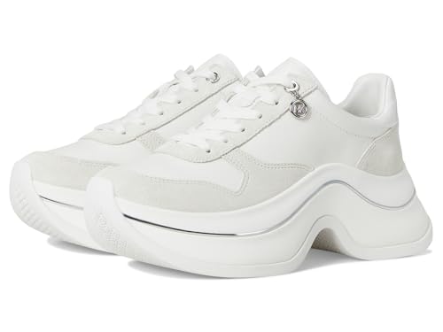 Michael Kors Womens Arla Trainer Optic White 8 Medium